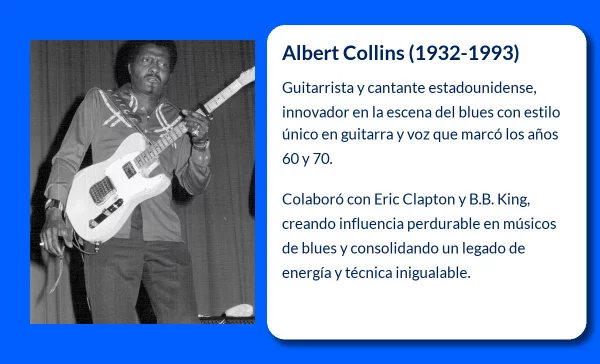 Albert Collins (1932-1993): El "Maestro del Blues" que Marcó una Época
