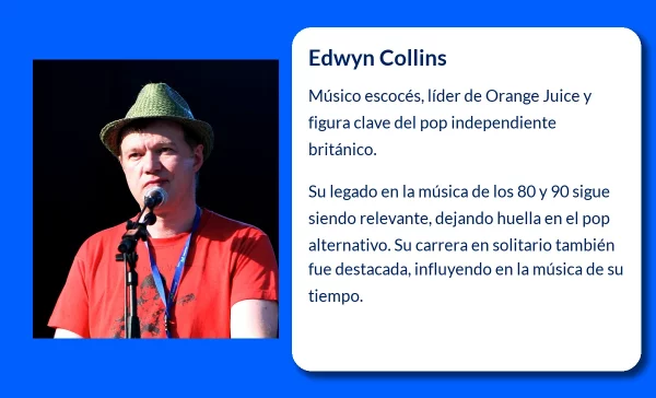 Edwyn Collins (1959-VVVV). El influyente músico escocés que redefinió el pop independiente