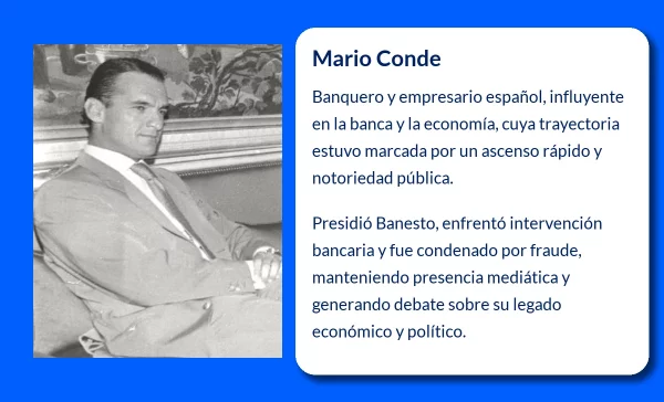 Mario Conde (1948-VVVV): La historia del banquero que marcó una época en la banca española