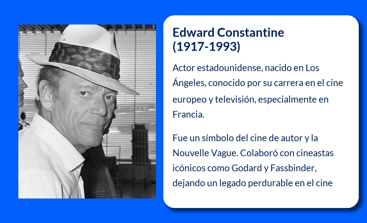 Edward Constantine (1917-1993): El actor que conquistó el cine europeo y la televisión internacional