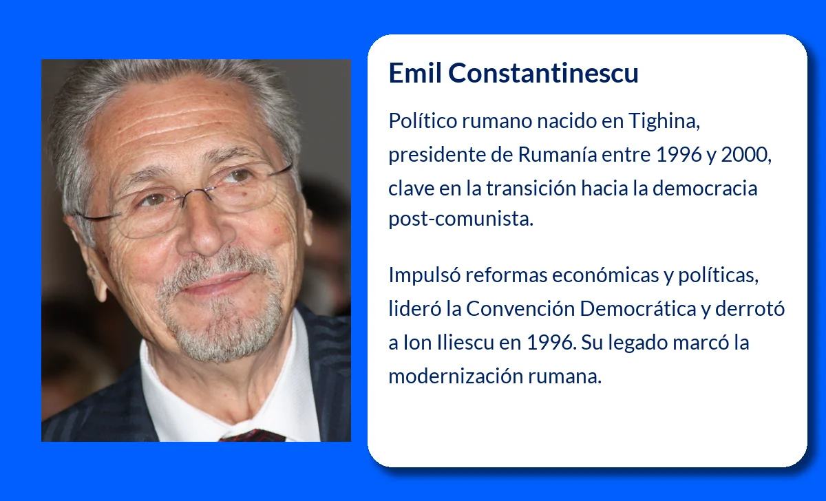Emil Constantinescu (1939-VVVV): El político rumano que transformó su país tras el fin del régimen comunista
