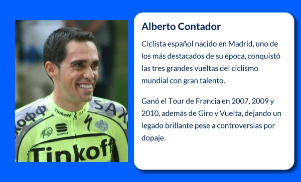 Alberto Contador (1982-VVVV): El campeón que conquistó las tres grandes vueltas del ciclismo