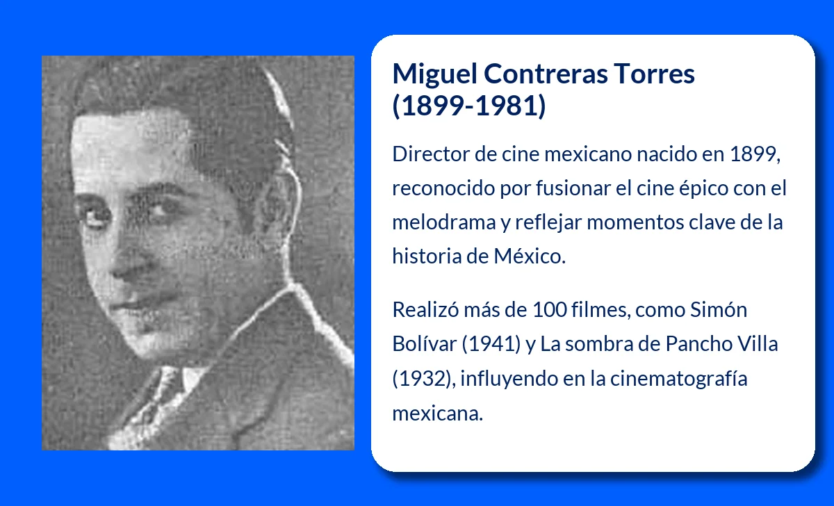 Miguel Contreras Torres (1899-1981): El maestro del cine mexicano que unió lo épico y lo melodramático