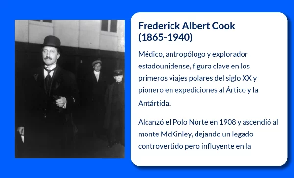 Frederick Albert Cook (1865-1940): El explorador estadounidense que desafió los límites del Polo Norte