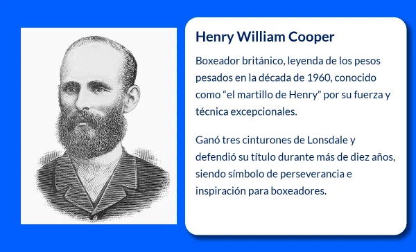 Henry William Cooper (1934-VVVV): El boxeador británico que dejó huella en la historia de los pesos pesados
