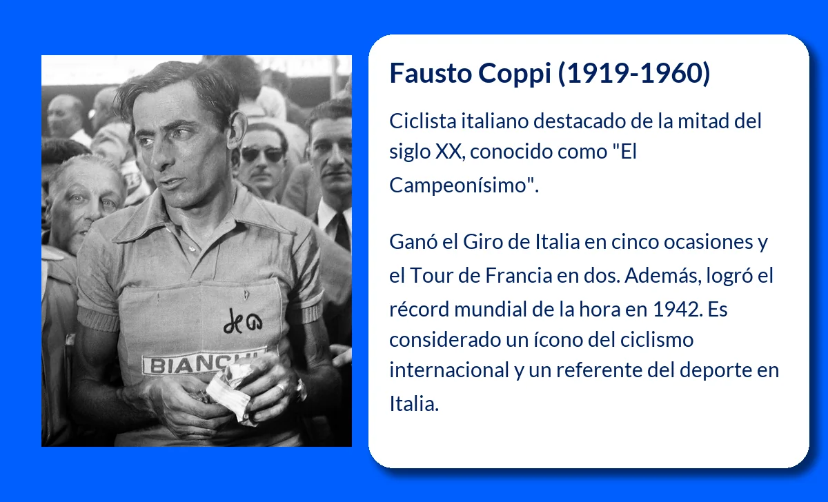 Fausto Coppi (1919-1960): El Campeonísimo del Ciclismo Mundial