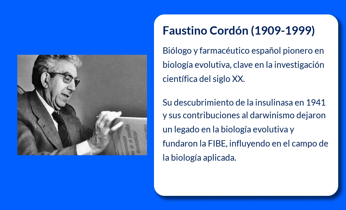 Faustino Cordón (1909-1999): Un Pionero de la Biología Evolucionista