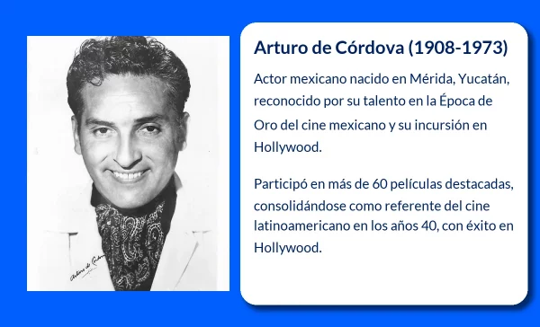 Arturo de Córdova (1908-1973): El galán del cine mexicano que brilló en Hollywood