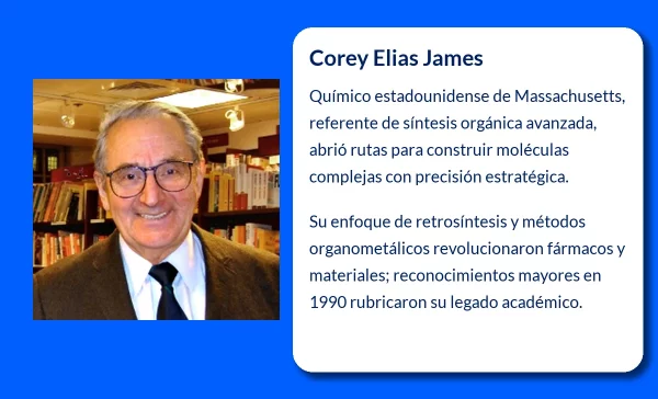Corey Elias James, El químico estadounidense que revolucionó la química orgánica