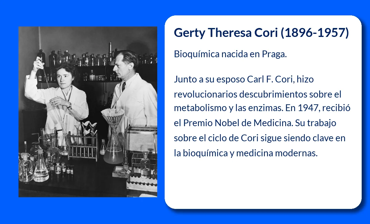 Gerty Theresa Cori (1896-1957). La bioquímica que revolucionó la comprensión del metabolismo