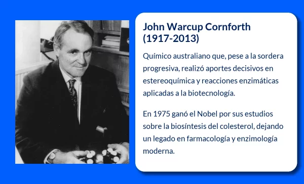 John Warcup Cornforth (1917-2013). El químico sordo que revolucionó la estereoquímica