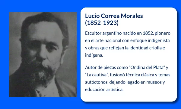 Lucio Correa Morales (1852-1923). El escultor argentino que retrató el alma criolla e indígena