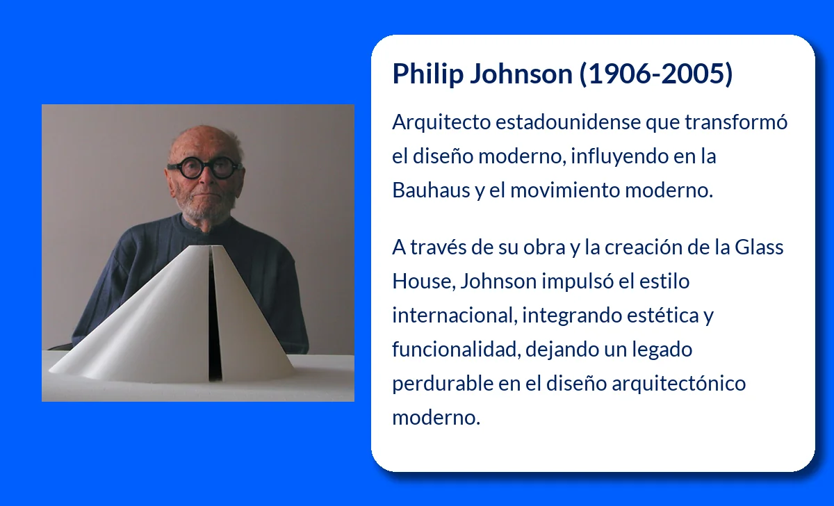 Philip Johnson (1906-2005). El arquitecto que transformó la modernidad con cristal