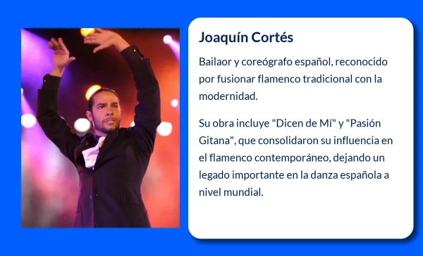 Joaquín Cortés (1969-VVVV). El legendario bailaor español que marcó la historia del flamenco
