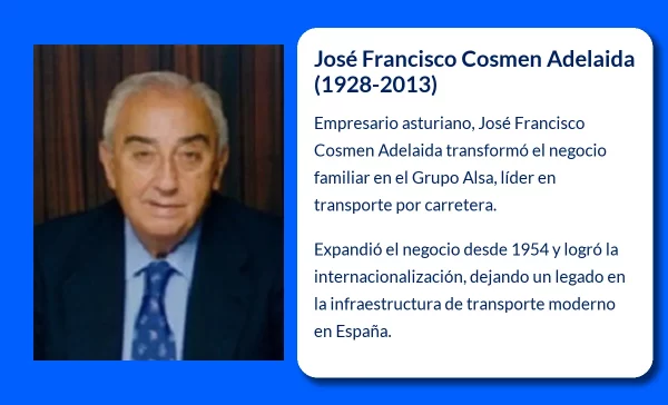José Francisco Cosmen Adelaida (1928-2013). El visionario empresario que revolucionó el transporte por carretera en España