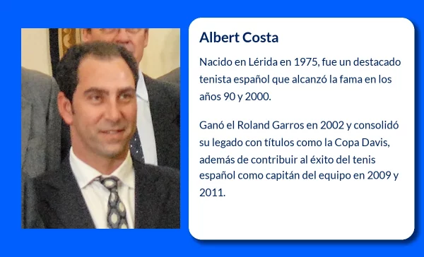 Albert Costa (1975-VVVV). El campeón español de Roland Garros que marcó una época en el tenis