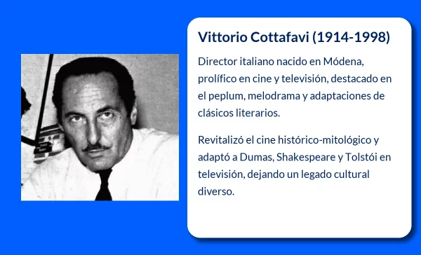 Vittorio Cottafavi (1914-1998). El cineasta italiano entre la épica y la televisión cultural