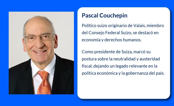 Pascal Couchepin (1942-VVVV): liderazgo suizo y legado político desde el corazón de Valais