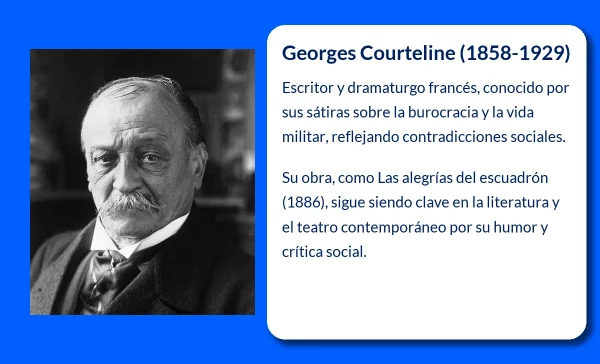 Georges Courteline (1858-1929). El escritor que caricaturizó la burocracia y la vida militar francesa