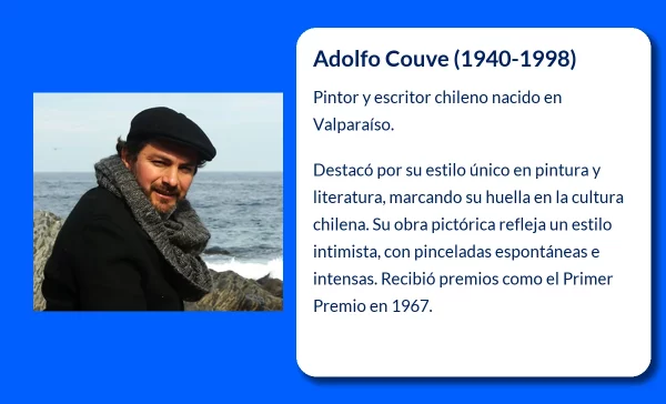 Adolfo Couve (1940-1998). El pintor y escritor chileno que capturó la esencia del instante