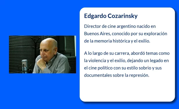 Edgardo Cozarinsky (1939-VVVV): El director de cine argentino cuya visión transciende fronteras