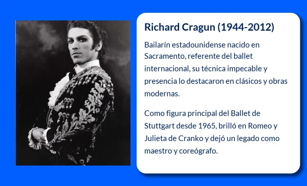 Richard Cragun (1944-2012): El bailarín estadounidense que dejó una huella imborrable en el ballet