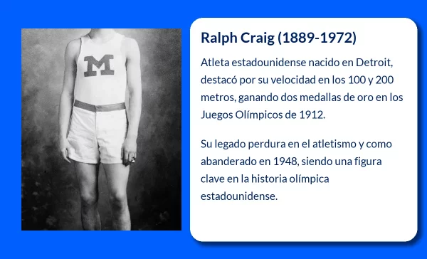 Ralph Craig (1889-1972): El campeón olímpico que brilló en los 200 metros y marcó un hito en la historia del atletismo