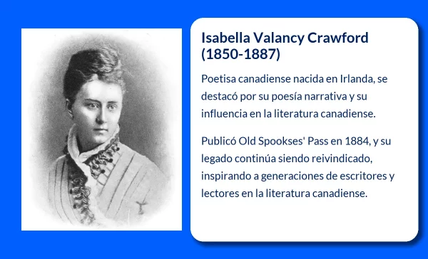 Isabella Valancy Crawford (1850-1887). La poeta canadiense que cautivó con sus versos narrativos