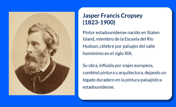 Jasper Francis Cropsey (1823-1900): El Pintor que Capturó la Belleza del Valle del Río Hudson