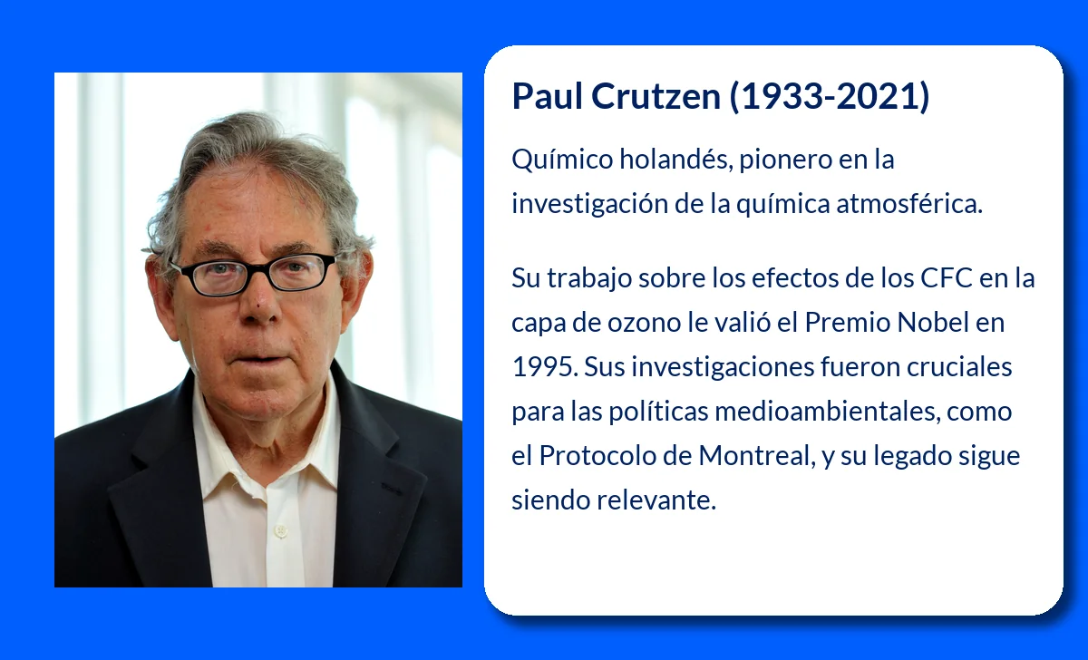 Paul Crutzen (1933-2021): El químico que reveló los secretos del ozono y salvó la atmósfera