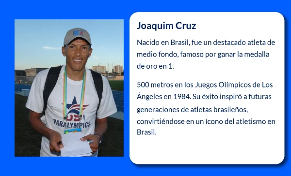 Joaquim Cruz (1963-VVVV): Un ícono del atletismo brasileño que conquistó el oro olímpico