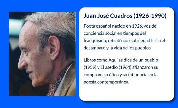 Juan José Cuadros (1926-1990): Poeta de la problemática social y la poesía trascendental