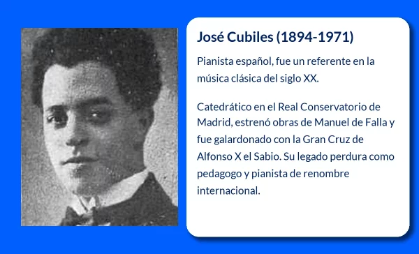 José Cubiles (1894-1971): Un maestro del piano y la pedagogía española