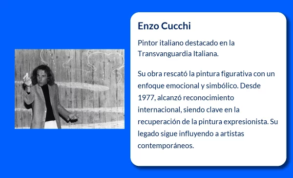 Enzo Cucchi (1950-VVVV). El pintor italiano que revolucionó la Transvanguardia