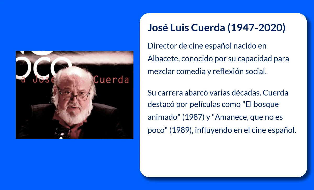 José Luis Cuerda (1947-2020): El cineasta que redefinió la comedia en España