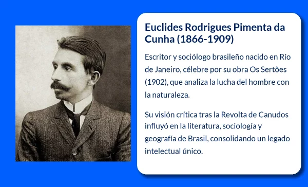 Euclides Rodrigues Pimenta da Cunha (1866-1909). El escritor y sociólogo que reveló los misterios de Brasil rural