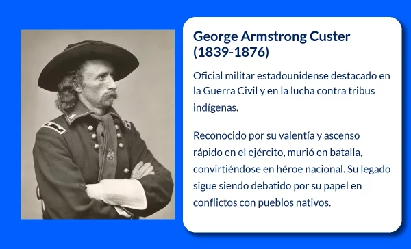George Armstrong Custer (1839-1876): El valiente oficial de la Guerra Civil y su trágico destino en Little Bighorn