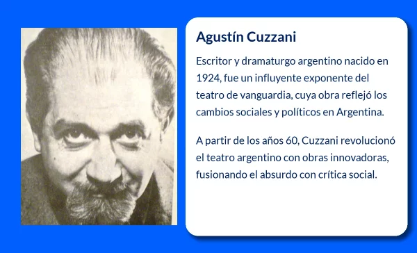 Agustín Cuzzani (1924-?) - El dramaturgo que revolucionó el teatro argentino