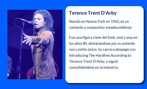 Terence Trent D'Arby (1962-VVVV). El ícono del funk y el soul que revolucionó los años 80