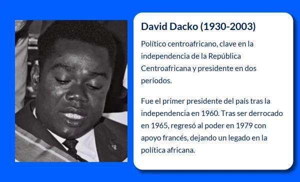 David Dacko (1930-2003). El político que presidió dos veces la República Centroafricana en tiempos turbulentos