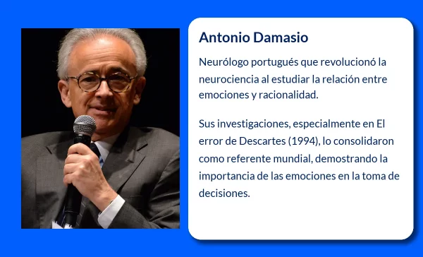 Antonio Damasio (1944-VVVV). El neurólogo que revolucionó la comprensión de las emociones y la conciencia