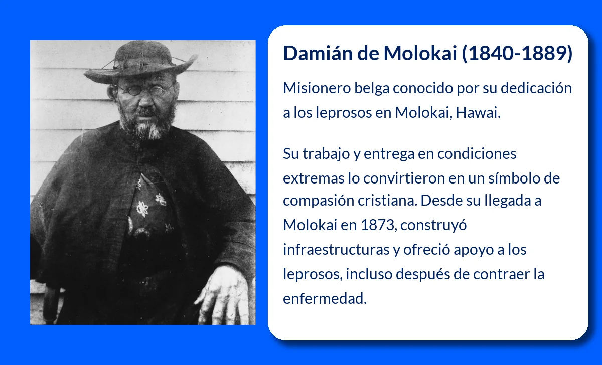 Damián de Molokai (1840-1889). El misionero que transformó la lepra en símbolo de amor cristiano