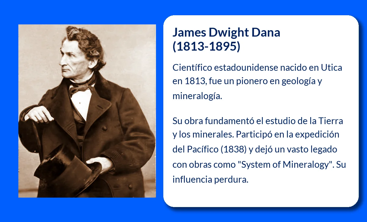 James Dwight Dana (1813-1895). El científico que revolucionó la geología y la mineralogía en el siglo XIX