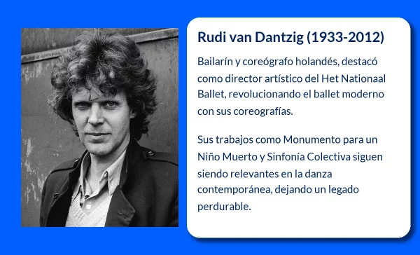 Rudi van Dantzig (1933-2012): El legado del bailarín y coreógrafo holandés que transformó el ballet