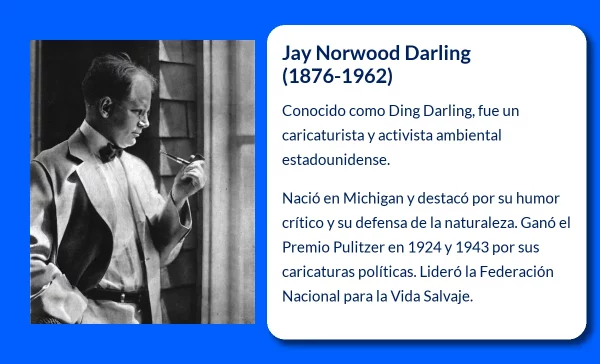 Jay Norwood Darling (1876-1962). El maestro de la caricatura y defensor de la naturaleza