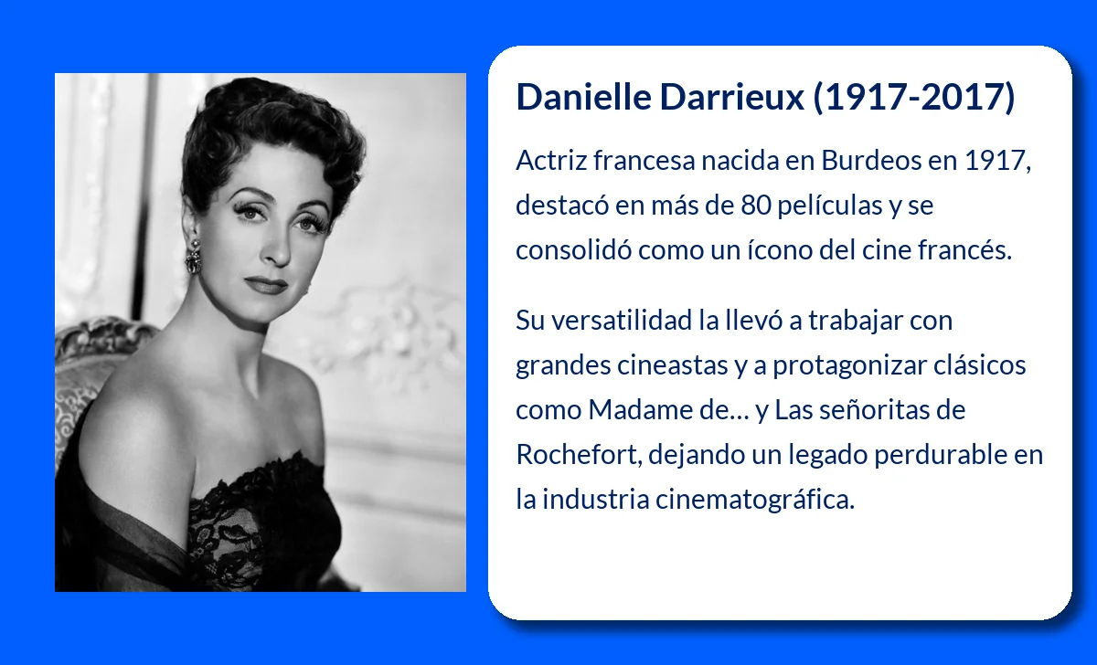 Danielle Darrieux (1917-2017). La musa del cine francés que deslumbró en múltiples generaciones