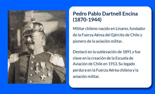Pedro Pablo Dartnell Encina (1870-1944). El fundador de la Fuerza Aérea del Ejército de Chile y pionero de la aviación militar