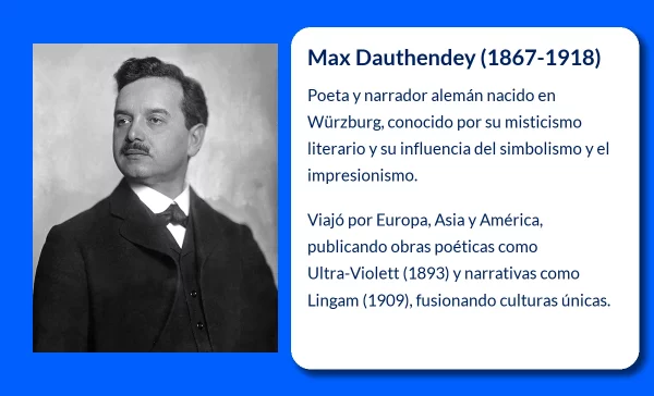 Max Dauthendey (1867-1918). El poeta y narrador alemán que llevó el misticismo a la literatura