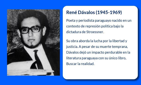 René Dávalos (1945-1969): El Poeta Paraguayo cuya Vida Fue un Breve destello de Genialidad