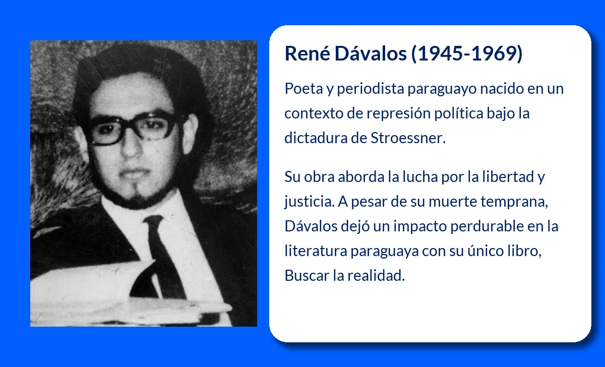 René Dávalos (1945-1969): El Poeta Paraguayo cuya Vida Fue un Breve destello de Genialidad